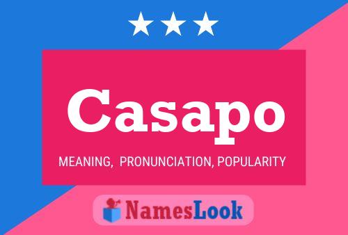 Casapo Name Poster