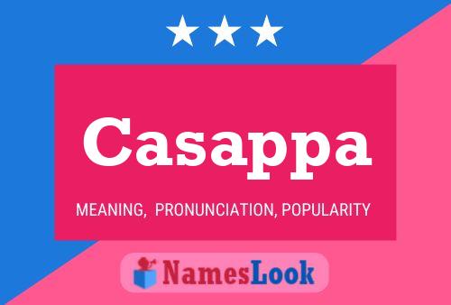 Casappa Name Poster