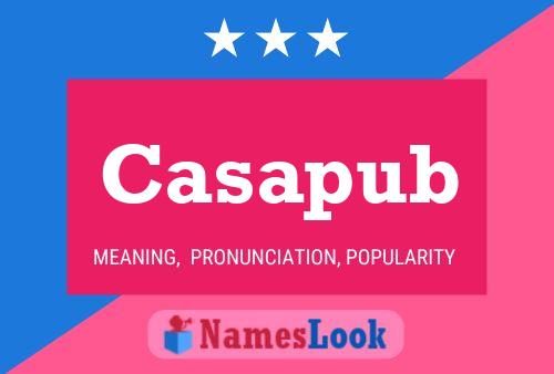 Casapub Name Poster