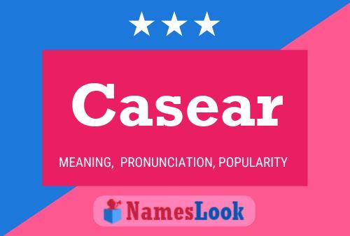 Casear Name Poster