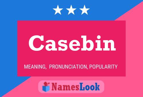 Casebin Name Poster