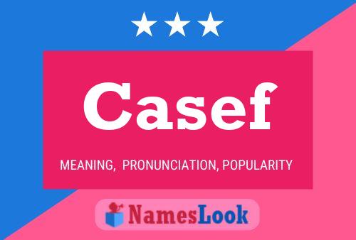 Casef Name Poster