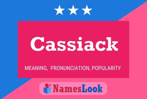 Cassiack Name Poster