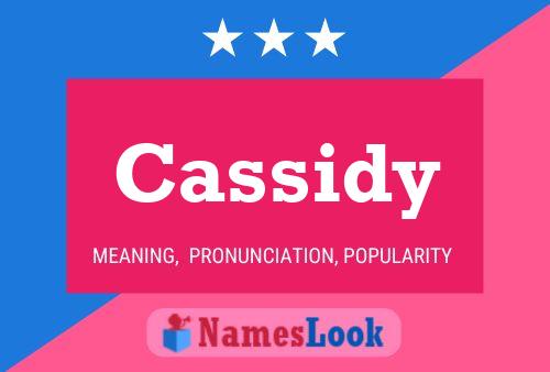 Cassidy Name Poster