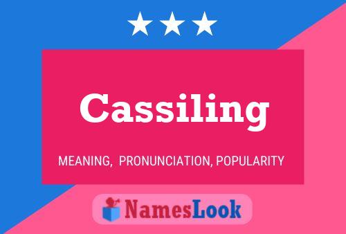 Cassiling Name Poster