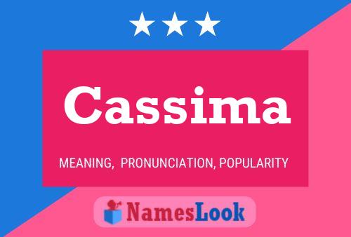 Cassima Name Poster