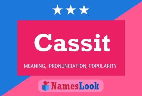 Cassit Name Poster