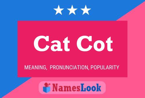 Cat Cot Name Poster