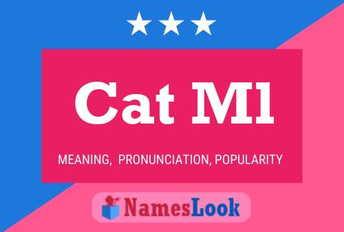 Cat Ml Name Poster