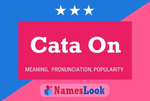 Cata On Name Poster