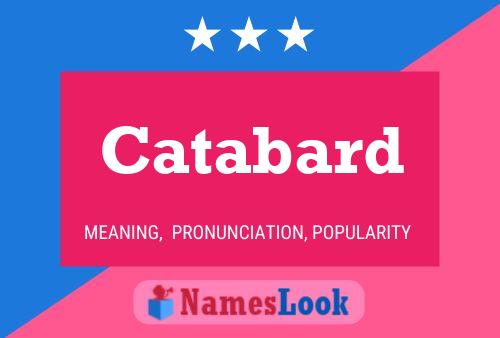 Catabard Name Poster