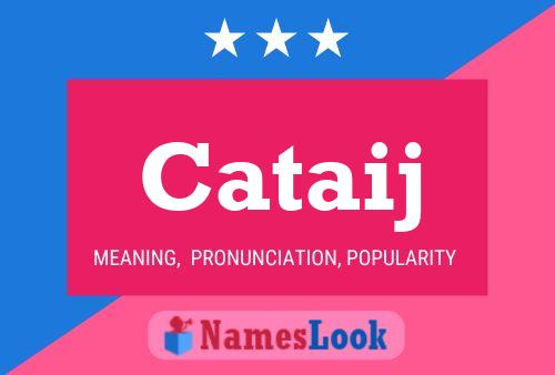 Cataij Name Poster