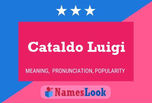 Cataldo Luigi Name Poster