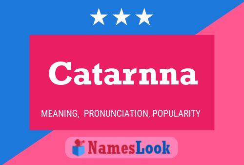 Catarnna Name Poster