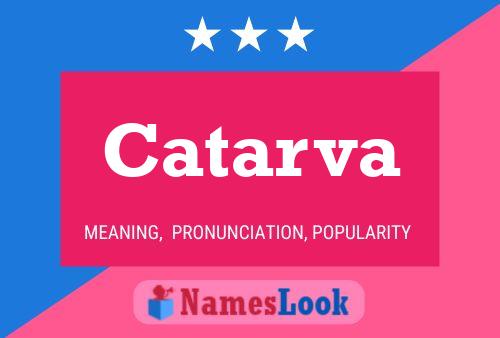 Catarva Name Poster