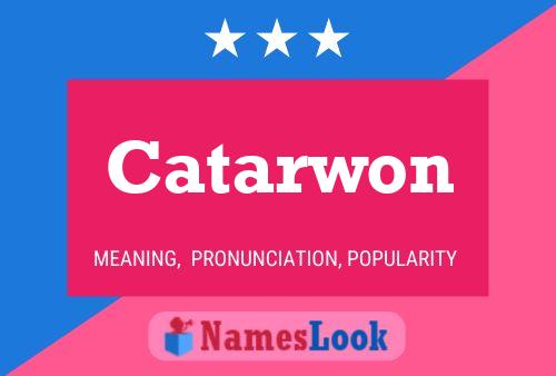 Catarwon Name Poster