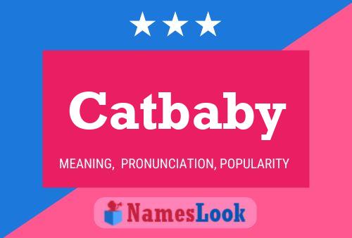 Catbaby Name Poster