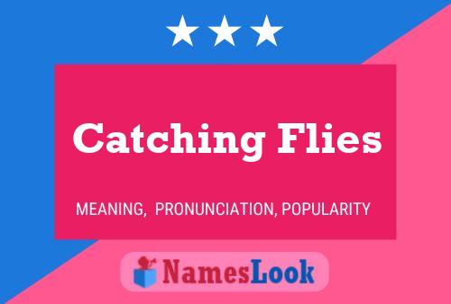 Catching Flies Name Poster