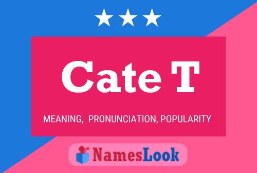 Cate T Name Poster