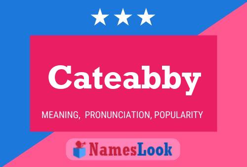 Cateabby Name Poster