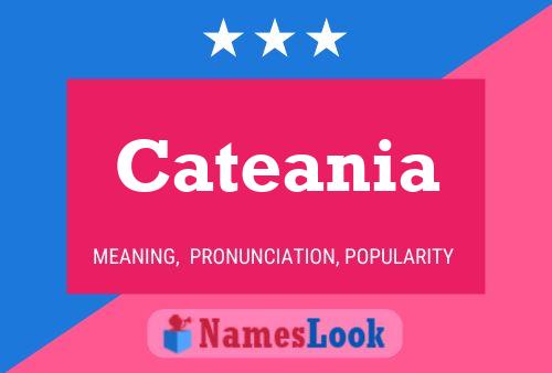 Cateania Name Poster