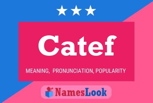 Catef Name Poster