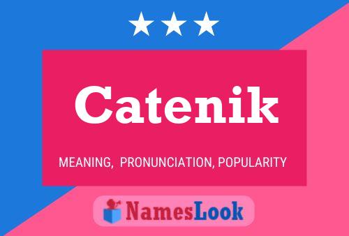 Catenik Name Poster