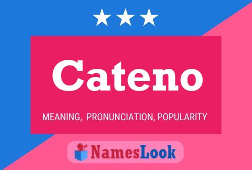 Cateno Name Poster