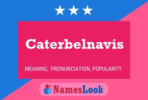 Caterbelnavis Name Poster