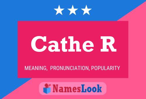 Cathe R Name Poster