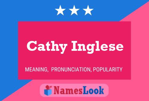 Cathy Inglese Name Poster