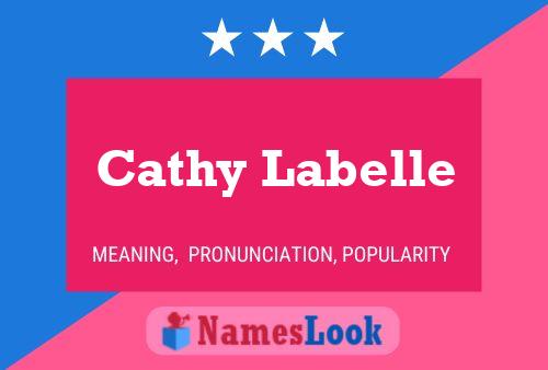 Cathy Labelle Name Poster