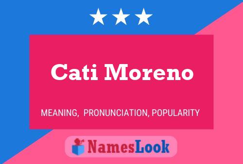 Cati Moreno Name Poster