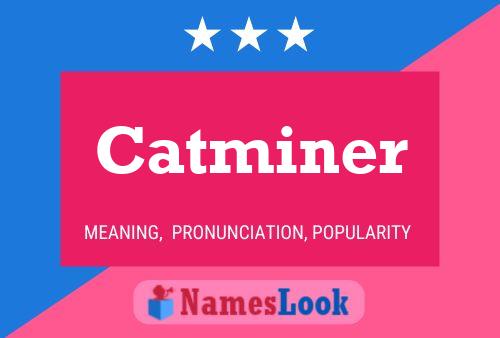 Catminer Name Poster