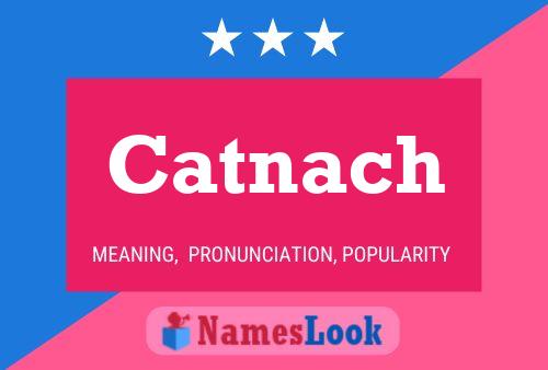 Catnach Name Poster