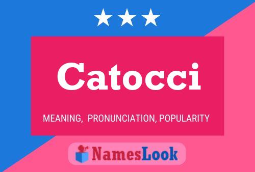 Catocci Name Poster