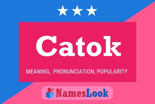 Catok Name Poster