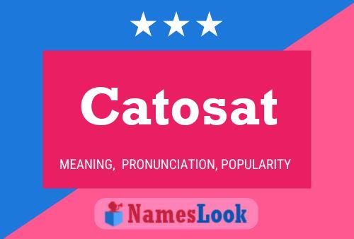 Catosat Name Poster