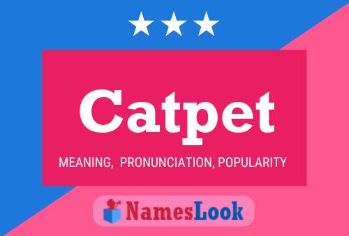 Catpet Name Poster