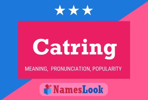 Catring Name Poster