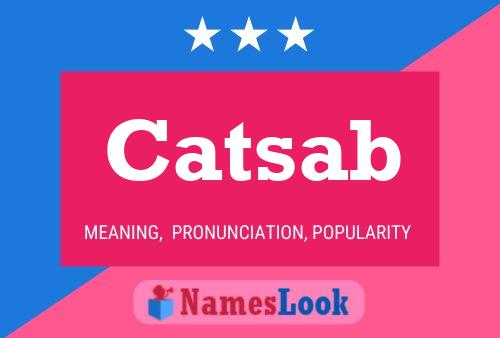 Catsab Name Poster