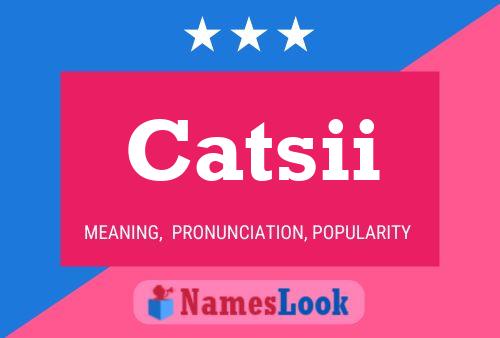 Catsii Name Poster