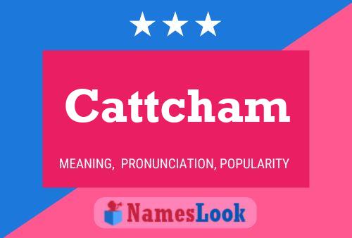 Cattcham Name Poster