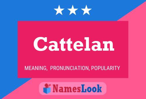 Cattelan Name Poster