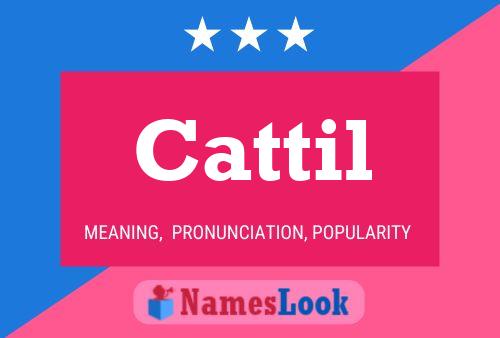 Cattil Name Poster