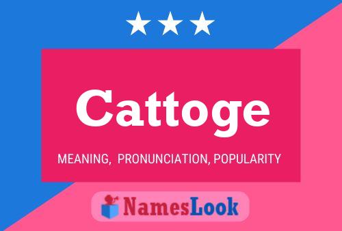 Cattoge Name Poster