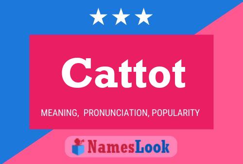 Cattot Name Poster