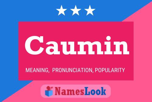 Caumin Name Poster