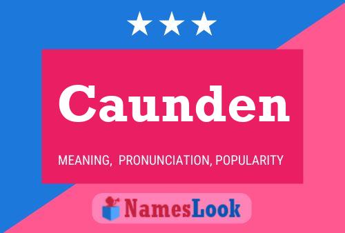 Caunden Name Poster