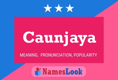 Caunjaya Name Poster